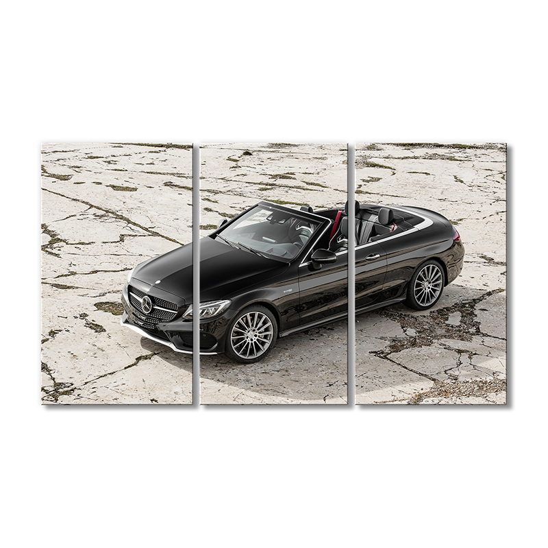 

Модульная картина Artel «Мерседес AMG C43 4MATIC кабриолет 2017 года» 3 модуля 60x90 см