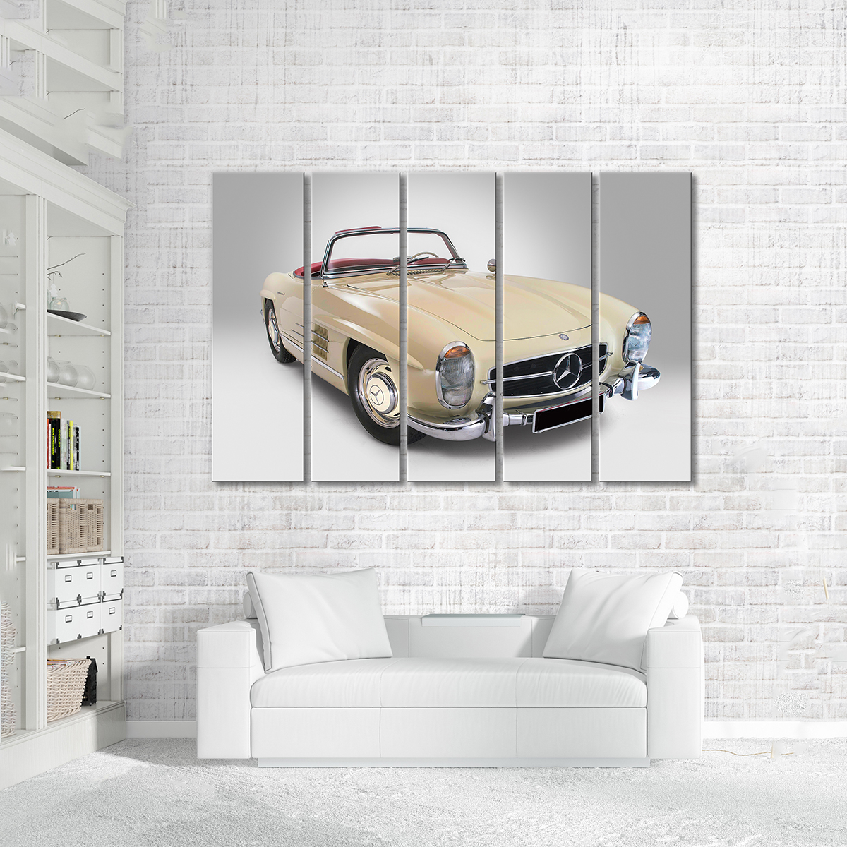 

Модульная картина Artel «Мерседес-Бенц 300SL» 5 модулей 90x135 см