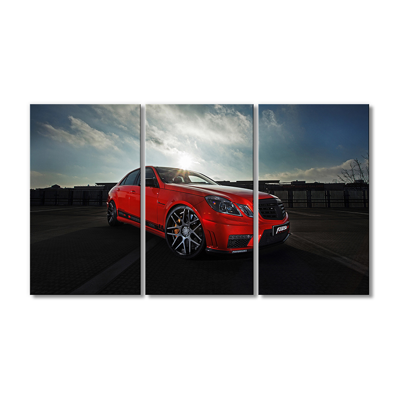 

Модульная картина Artel «Мерседес Бенц E63 AMG авто» 3 модуля 120x180 см