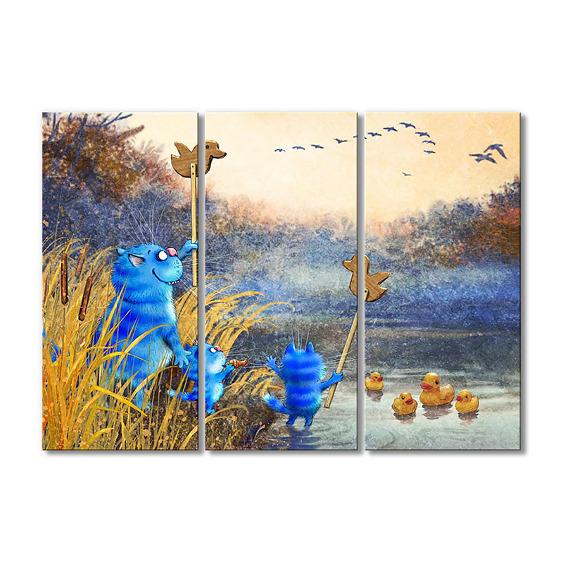 

Модульная картина Artel «Манок уток» 3 модуля 80x120 см