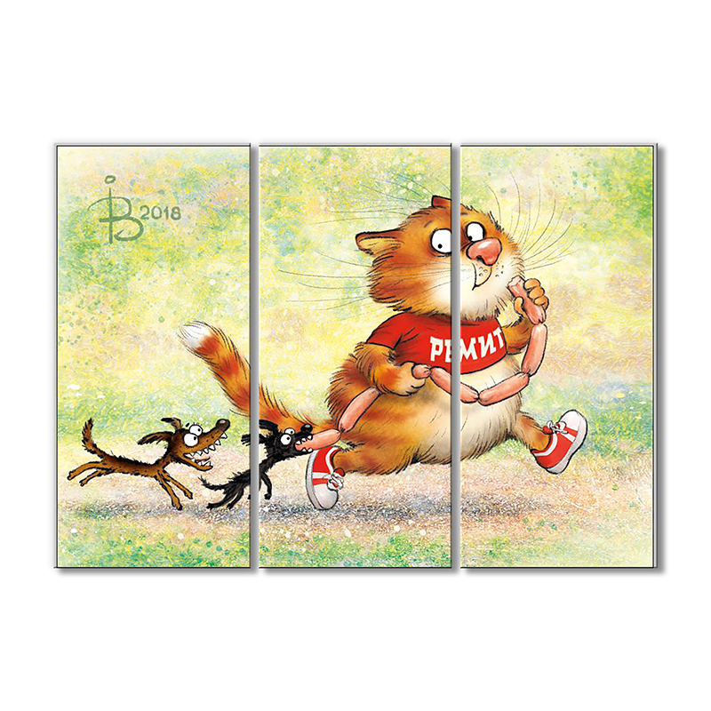 

Модульная картина Artel «Марафон» 3 модуля 70x105 см