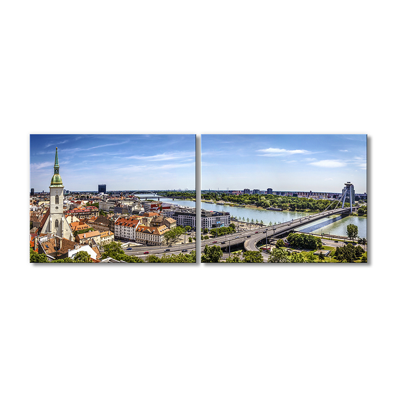 

Модульная картина Artel «Михайловские ворота здание в Братиславе» 2 модуля 90x135 см