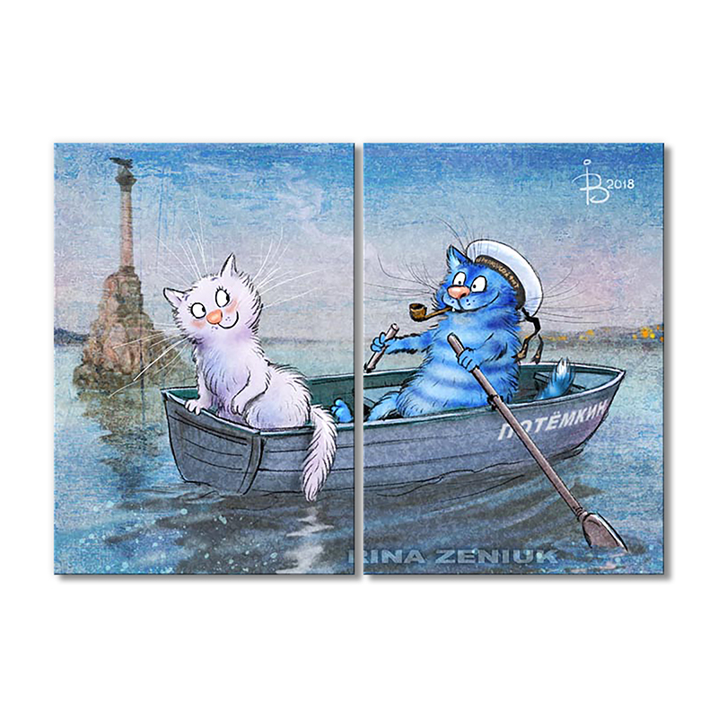 

Модульная картина Artel «Матроскин» 2 модуля 80x120 см