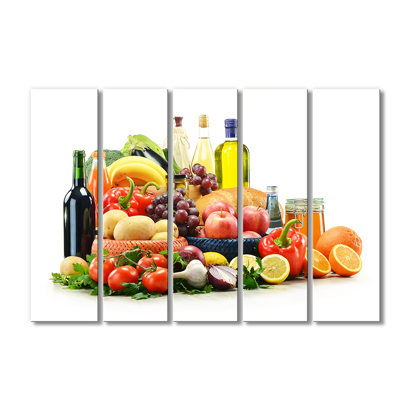 

Модульная картина Artel «Органические продукты питания» 5 модулей 80x120 см