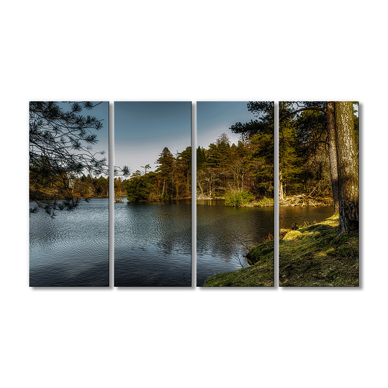 

Модульная картина Artel «Озеро ели» 4 модуля 120x180 см