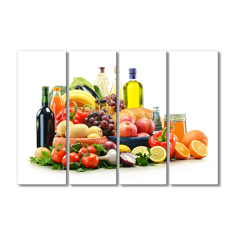 

Модульная картина Artel «Органические продукты питания» 4 модуля 70x105 см
