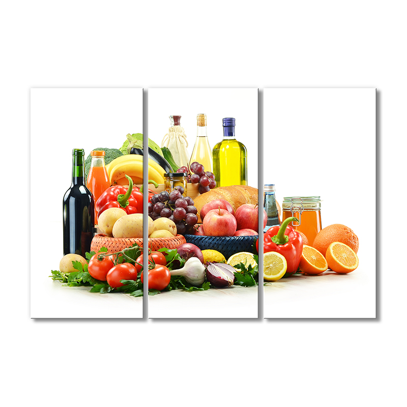 

Модульная картина Artel «Органические продукты питания» 3 модуля 90x135 см