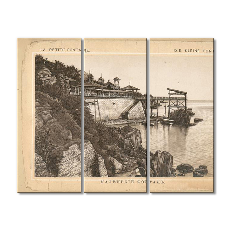 

Модульная картина Artel «Одесса побережье маленький фонтан» 3 модуля 70x105 см