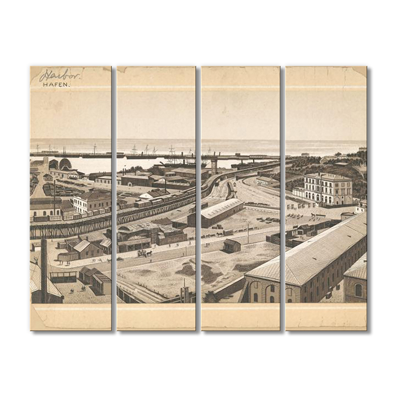 

Модульная картина Artel «Одесса. Черное море» 4 модуля 80x120 см