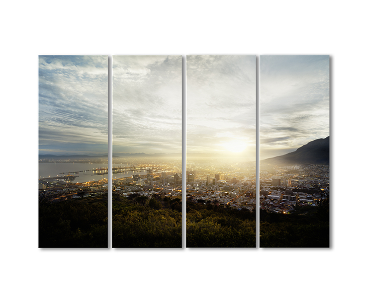

Модульная картина Artel «Кейптаун городской пейзаж» 4 модуля 80x120 см