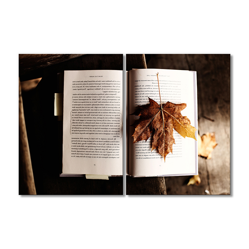 

Модульная картина Artel «Книга с осенним листом» 2 модуля 90x135 см