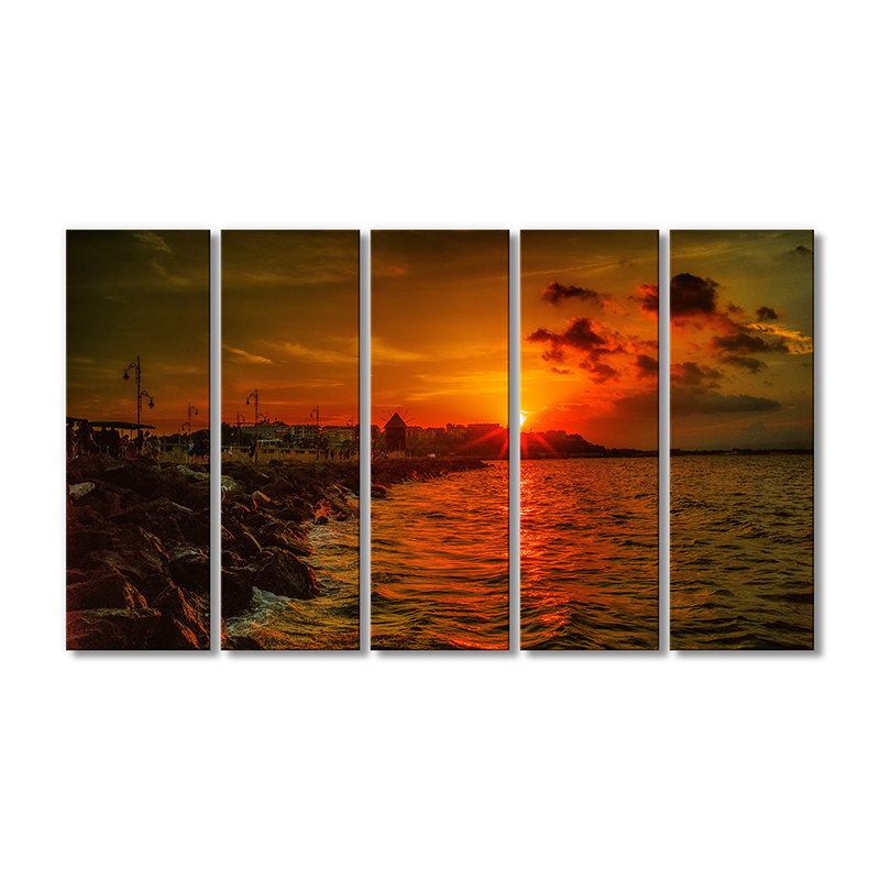 

Модульная картина Artel «Красное небо ночью, радость моряка» 5 модулей 80x120 см