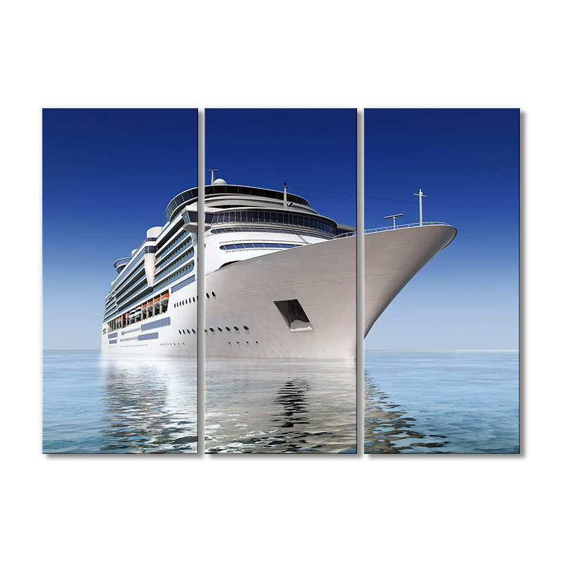 

Модульная картина Artel «Красивый корабль в море» 3 модуля 120x180 см