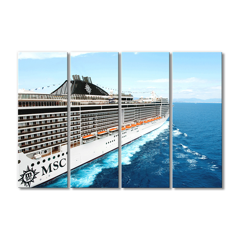 

Модульная картина Artel «Круизный лайнер MSC» 4 модуля 80x120 см