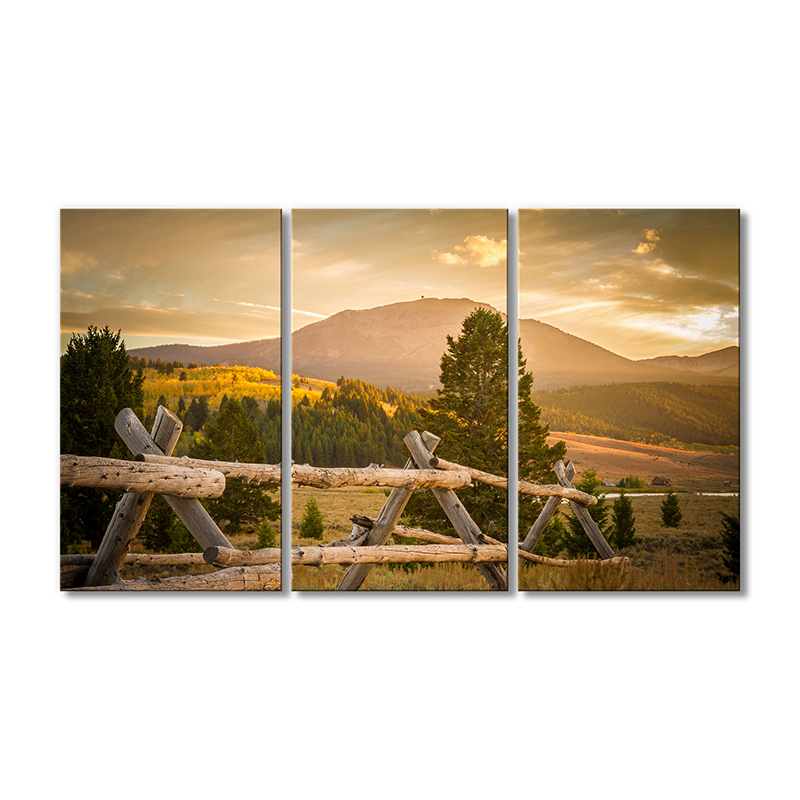 

Модульная картина Artel «Ели коленчатый забор» 3 модуля 90x135 см