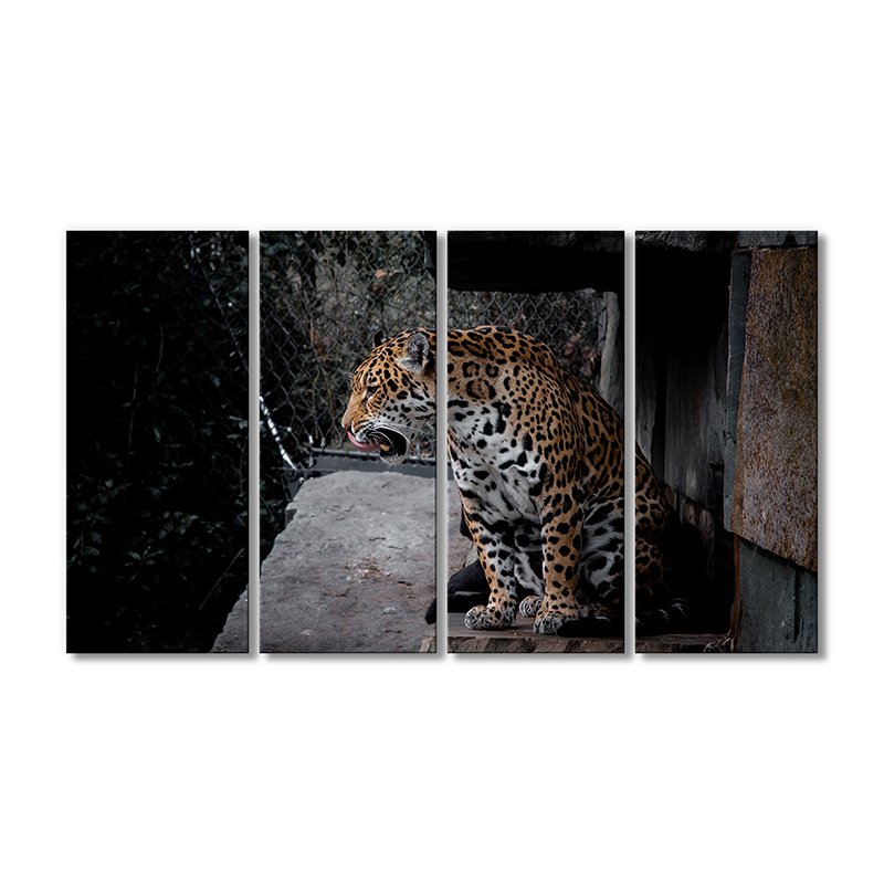 

Модульная картина Artel «Леопард облизывается» 4 модуля 80x120 см