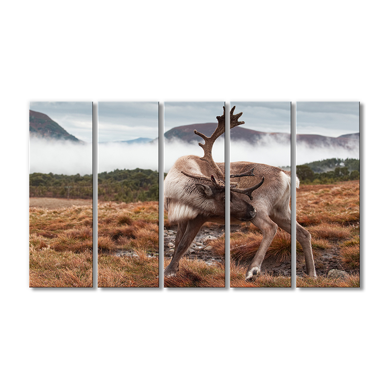 

Модульная картина Artel «Лось в дикой природе» 5 модулей 120x180 см