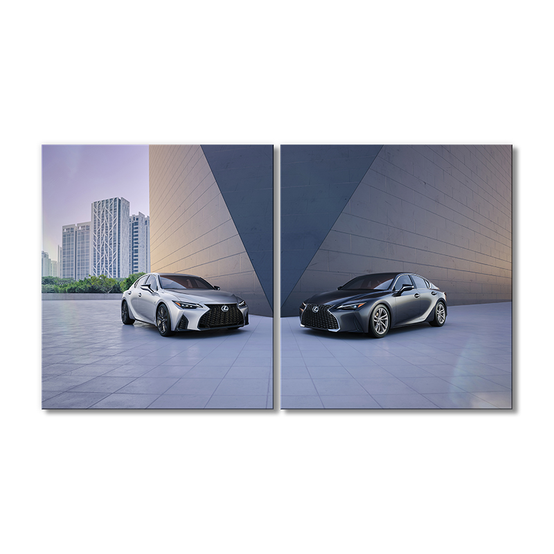 

Модульная картина Artel «Лексус ИС350 Ф спорт 2021» 2 модуля 50x75 см