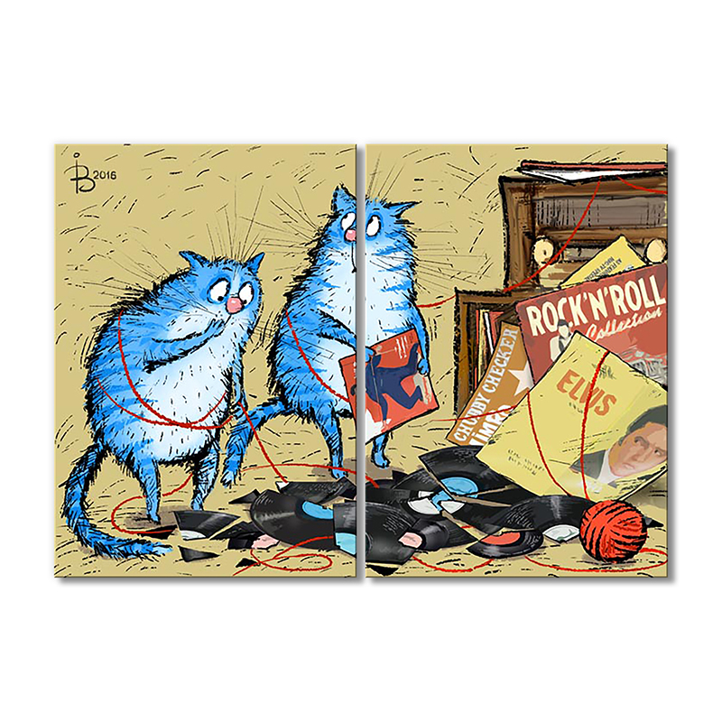 

Модульная картина Artel «Нашкодничали» 2 модуля 50x75 см