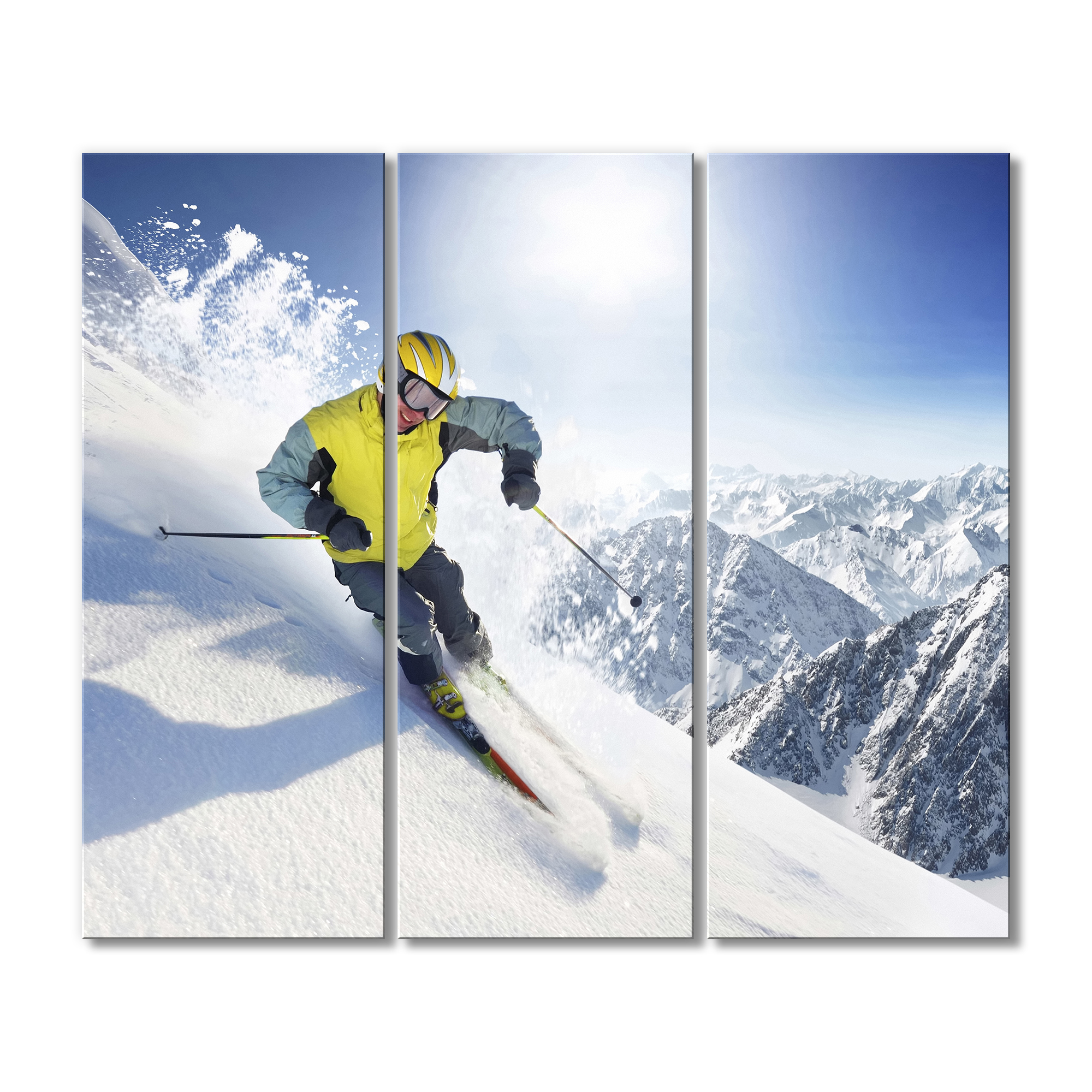 

Модульная картина Artel «Лыжный слалом» 3 модуля 70x105 см