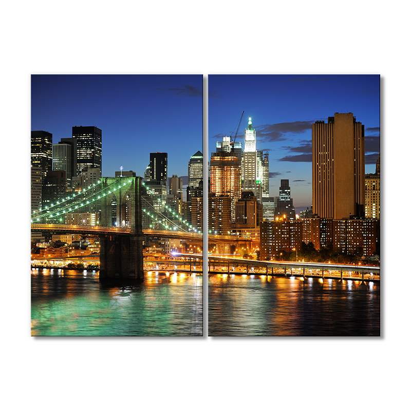 

Модульная картина Artel «Ночной Бруклинский мост» 2 модуля 80x120 см