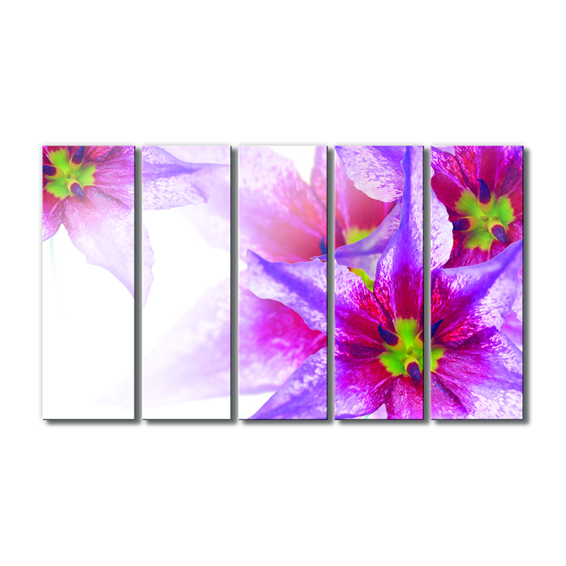 

Модульная картина Artel «Необычный сиреневый цветок» 5 модулей 80x120 см