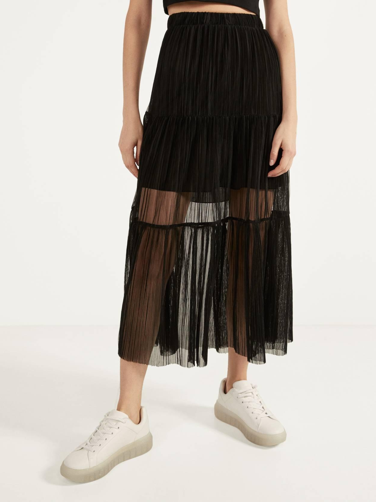 

Юбка Bershka XAZ262171SAFQ S Черная