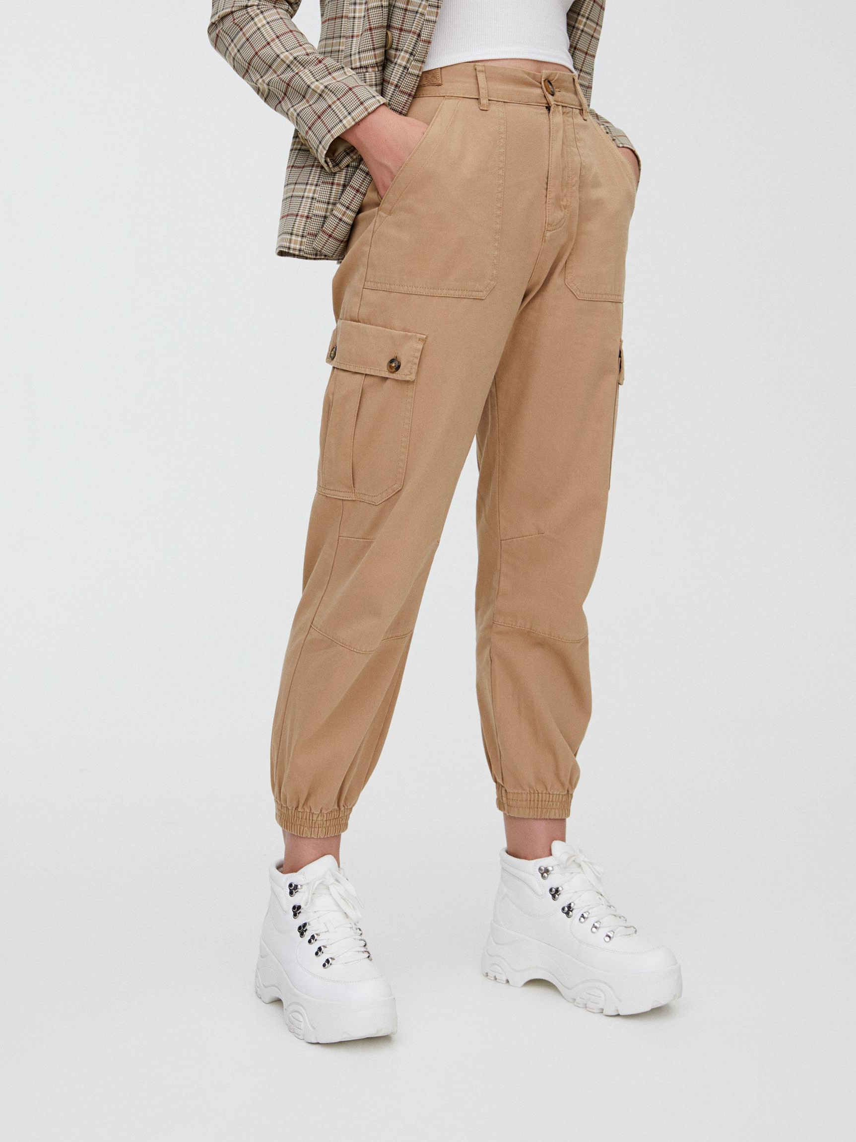 

Брюки Pull & Bear XAZ278903FNXJ  Бежевые, Брюки Pull & Bear XAZ278903FNXJ 40 Бежевые