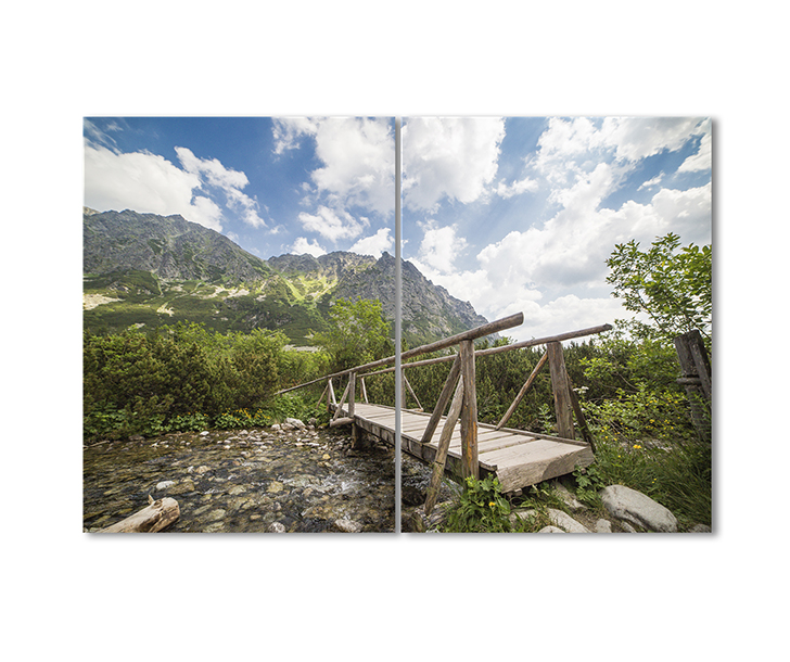 

Модульная картина Artel «Мостик через ручей в горы» 2 модуля 50x75 см