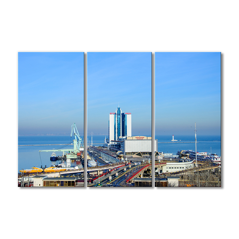 

Модульная картина Artel «Морвокзал черное море Одесса» 3 модуля 60x90 см