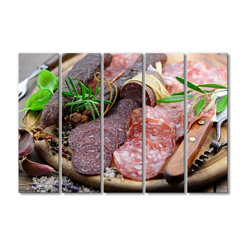 

Модульная картина Artel «Мясные деликатесы» 5 модулей 70x105 см