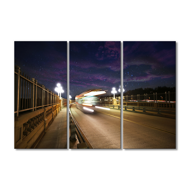 

Модульная картина Artel «Мост вечернее небо в звездах» 3 модуля 50x75 см