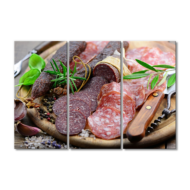 

Модульная картина Artel «Мясные деликатесы» 3 модуля 120x180 см