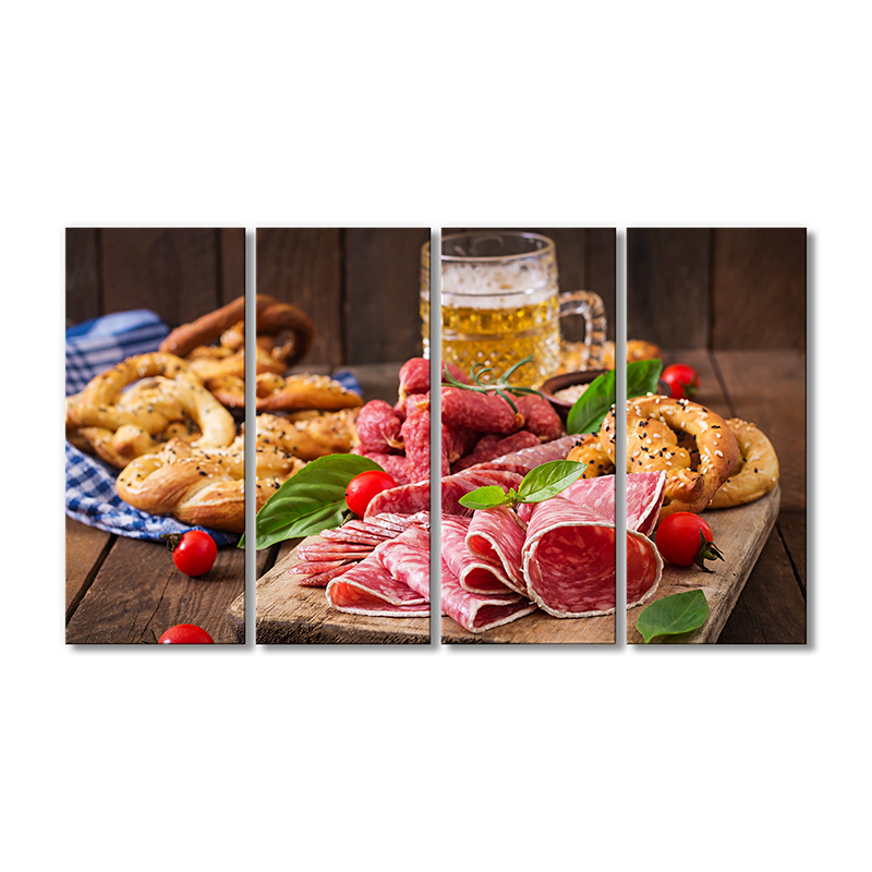 

Модульная картина Artel «Мясное ассорти на доске» 4 модуля 90x135 см