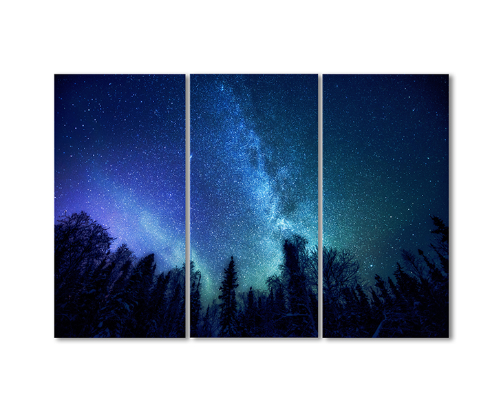 

Модульная картина Artel «Млечный путь» 3 модуля 90x135 см