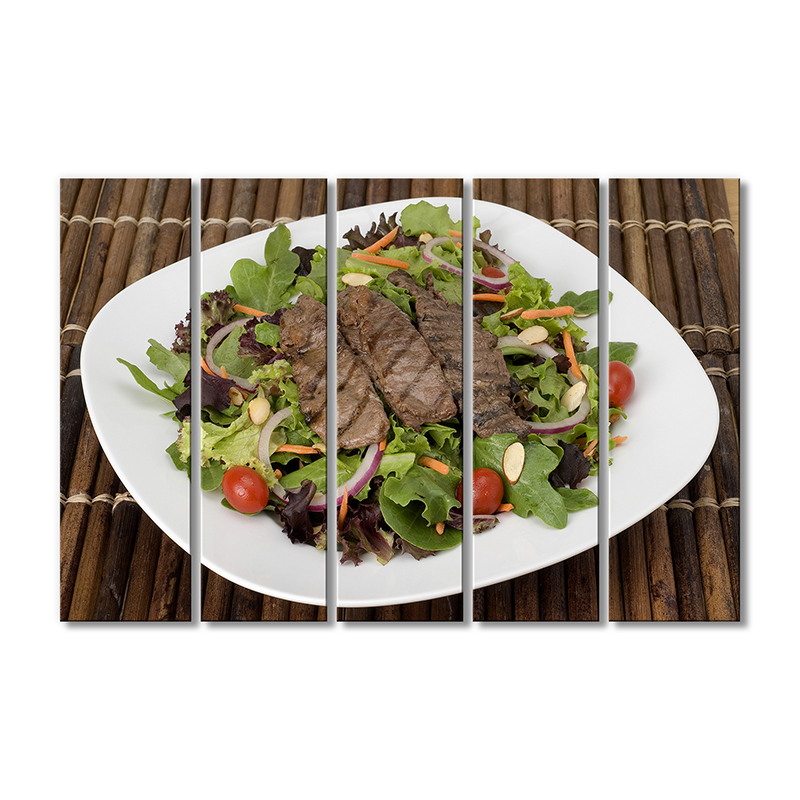

Модульная картина Artel «Мясной витаминный салат» 5 модулей 70x105 см