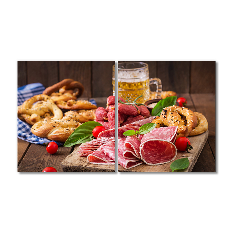 

Модульная картина Artel «Мясное ассорти на доске» 2 модуля 90x135 см