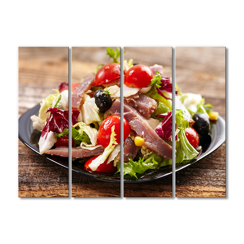

Модульная картина Artel «Мясной салат» 4 модуля 120x180 см