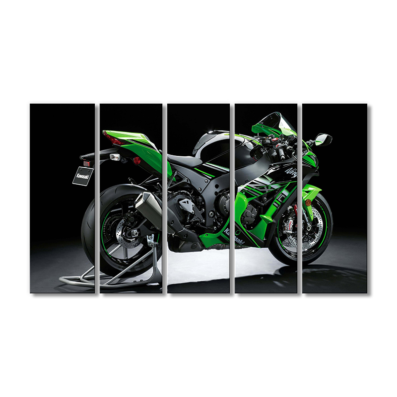 

Модульная картина Artel «Мотоцикл Кавасаки Ниндзя ZX-10R» 5 модулей 80x120 см