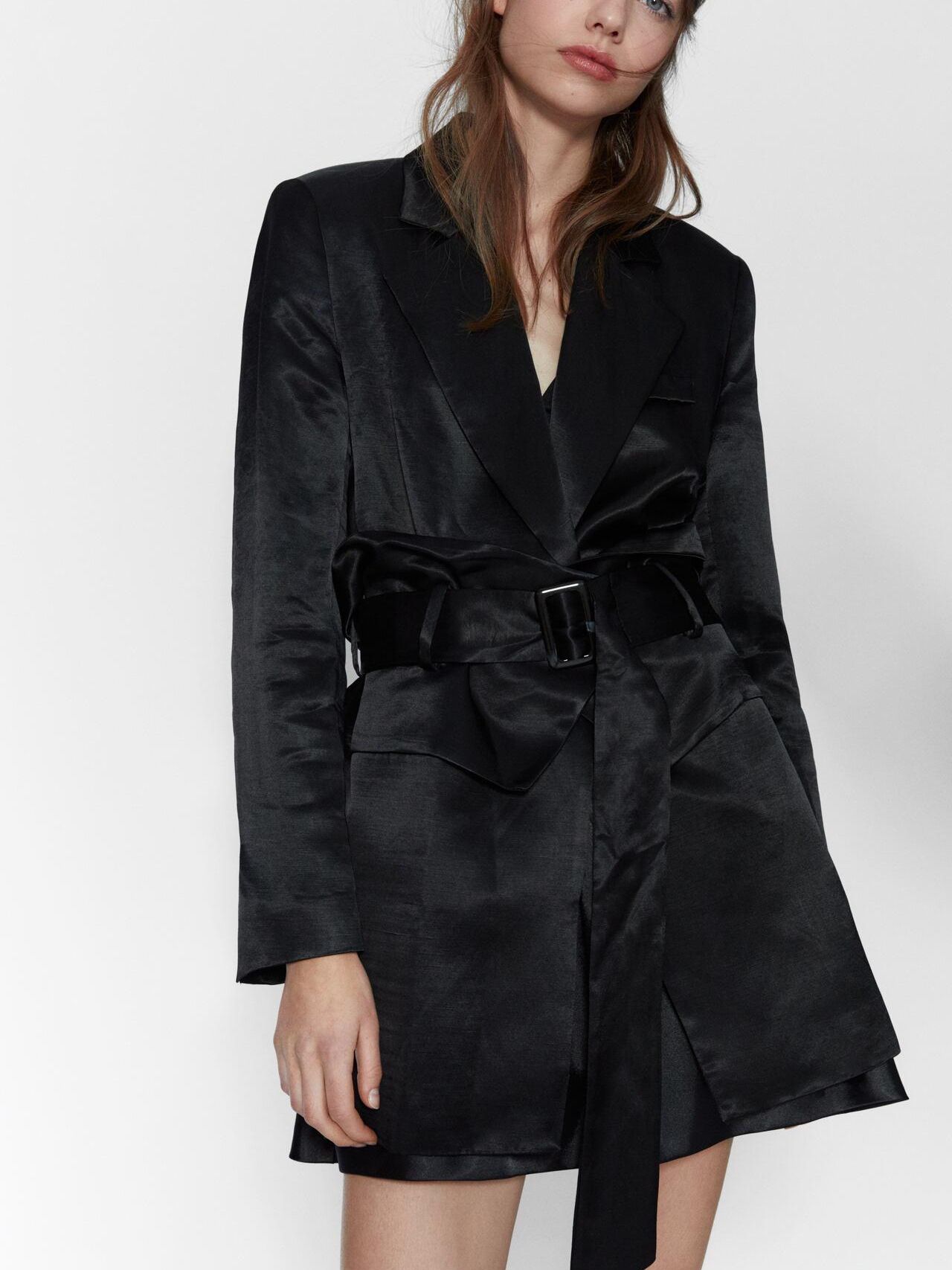 

Пиджак Zara XAZ229579WNJS  Черный, Пиджак Zara XAZ229579WNJS L Черный