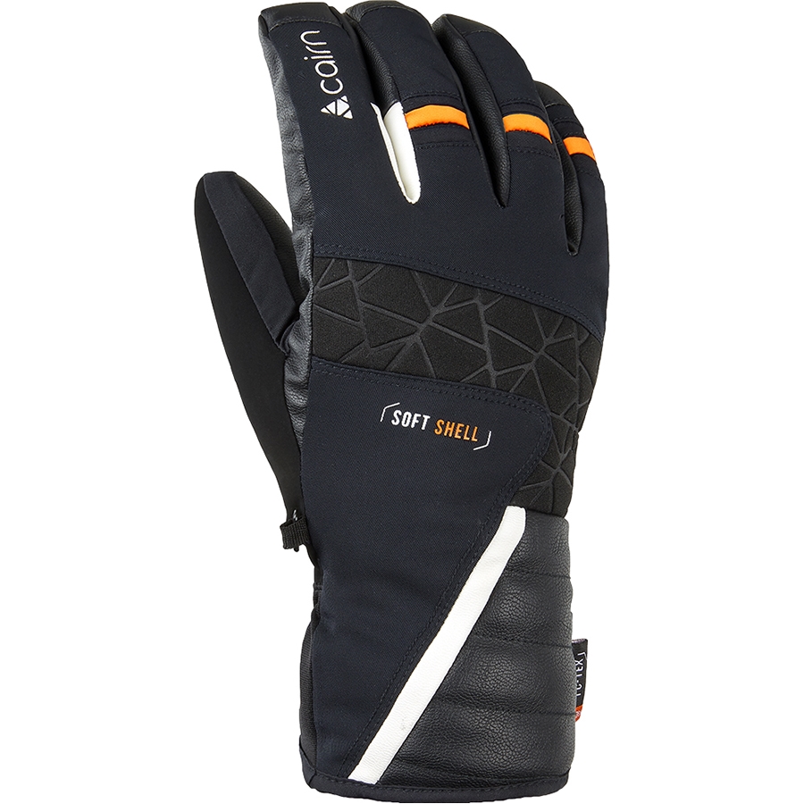 

Перчатки горнолыжные Cairn Summit black-neon orange 8.5
