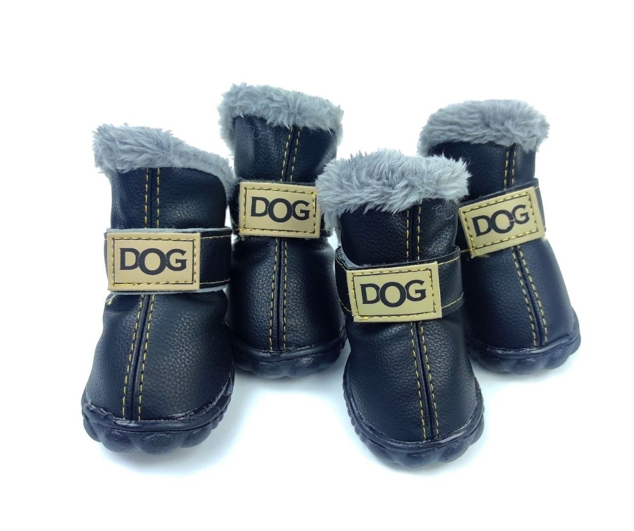 

Обувь для собак DogClub угги 4" Black