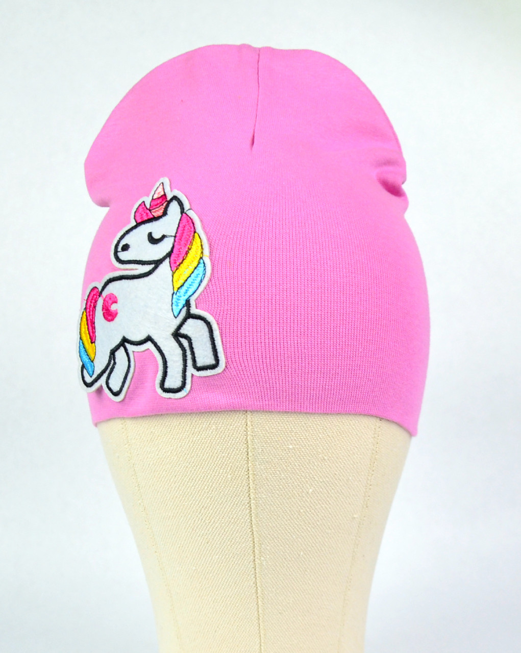 

Шапка Единорог 1-4 года (44-52 см) розовая J0153