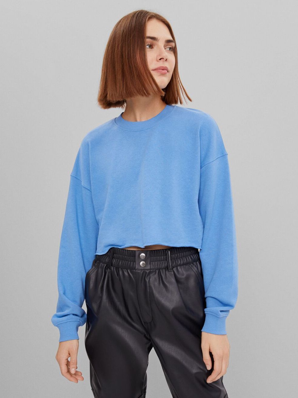 

Свитшот Bershka 7033/443/489  Синий, Свитшот Bershka 7033/443/489 XS Синий
