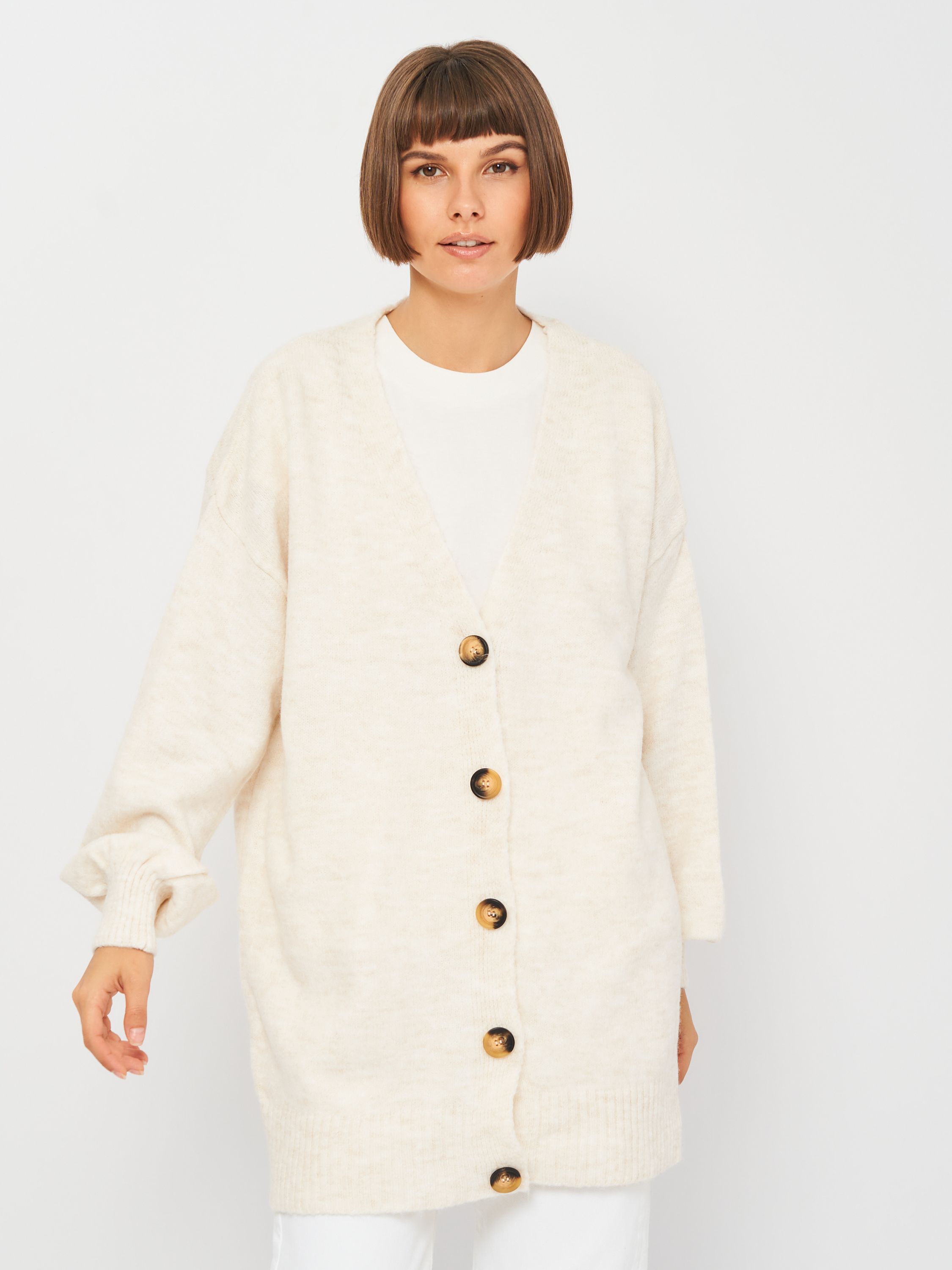 

Кардиган Stradivarius 5007/083/008 M Молочный
