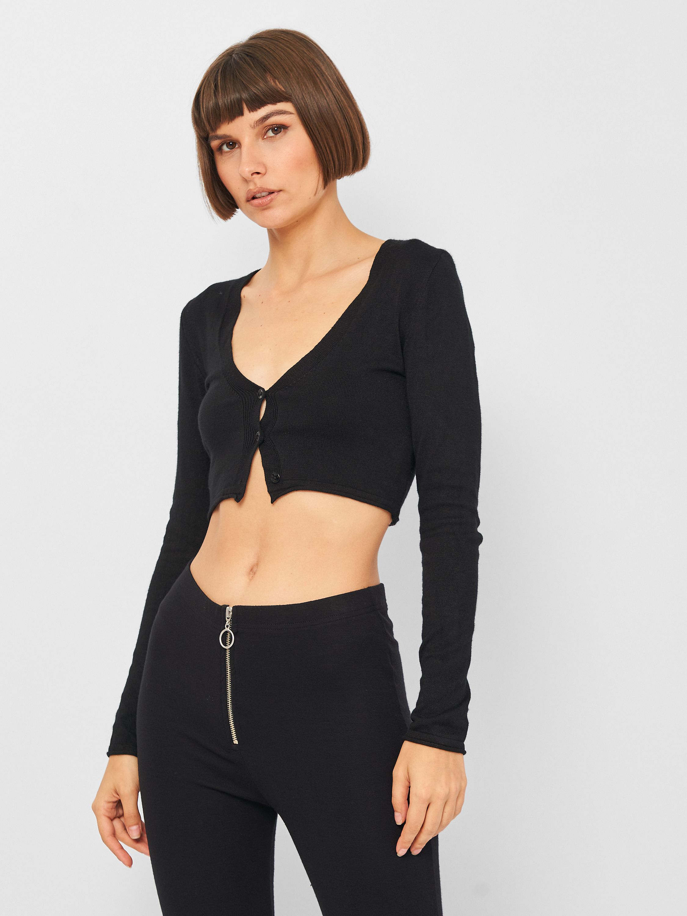 

Топ Stradivarius 5123/156/001  Черный, Топ Stradivarius 5123/156/001 S Черный