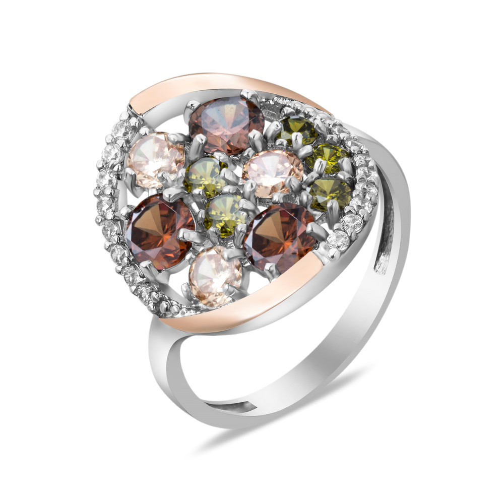 

Серебряное кольцо с фианитом Aprel-76745310 GS-6135 р-18.5