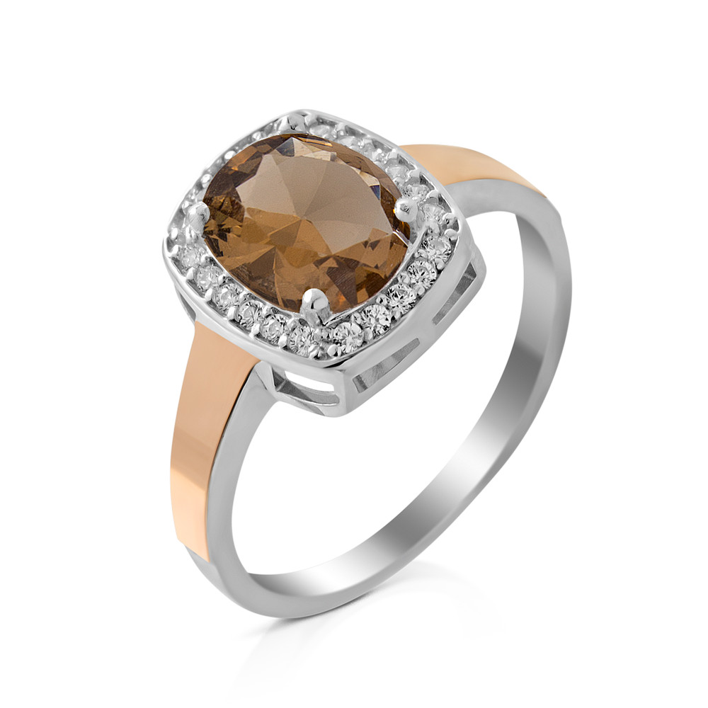 

Серебряное кольцо с фианитом Verona-7610 GS-5697 р-17
