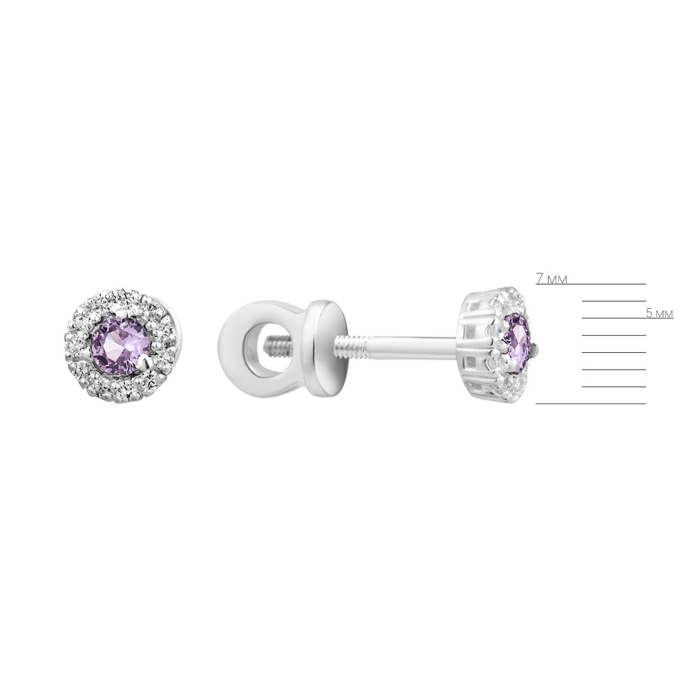 

Серебряные серьги с нано александритом 131N-8710 GS-5968 р-