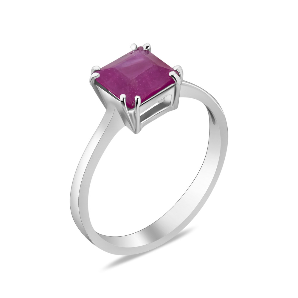 

Серебряное кольцо с рубином 072-44 GS-5759 р-18.5